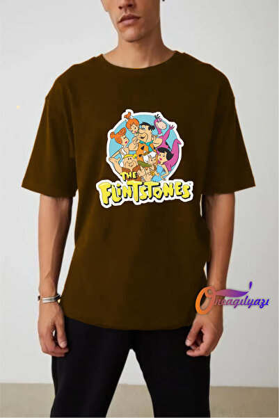 oneagılyazı Tricou oversize unisex - Imprimat în Epoca de Piatră