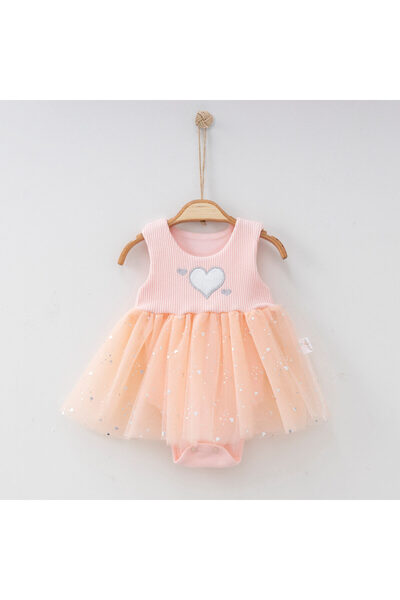 neocotton Cotton Baby Bodysuit with Bottom Snap Tutu Skirt