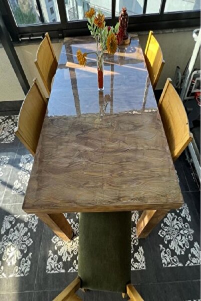 Akıllı Kağıt Yapışkanlı Kalın Kaymaz Masa Örtüsü 75X40