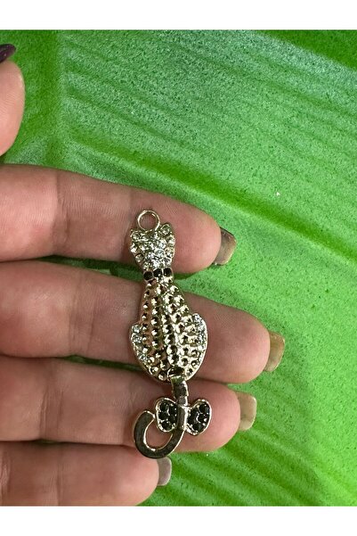 Gönülden Tasarım Colier Pisica Zircon Stone 5x2 cm