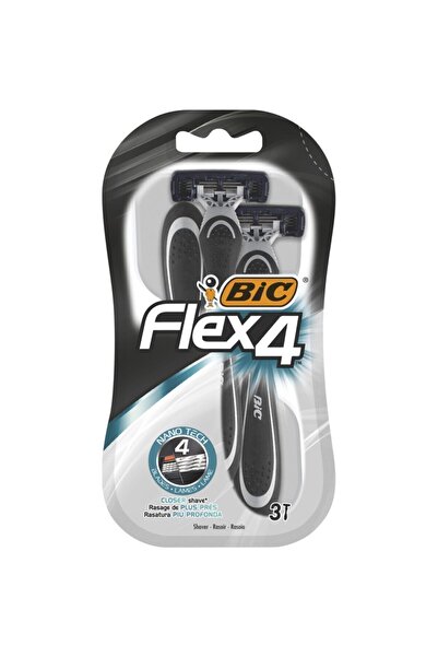 Bic Flex 4 Tıraş Bıçağı 3'lü (4 BIÇAK)