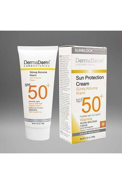 DermaDerm Dermaderm Spf 50+ Sun Protection Cream 100 Gr
