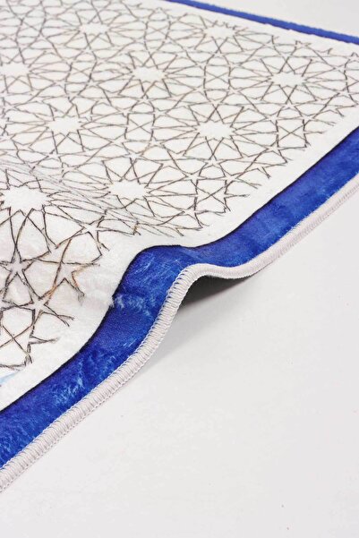 Aden Boy's Prayer Rug - 50x80 Woven Base, Washable Bamboo