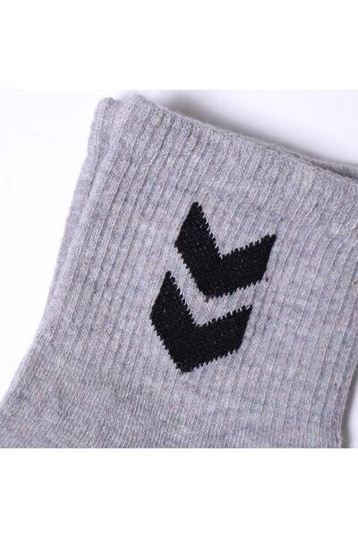 hummel Medium V2 Size Gray Socks