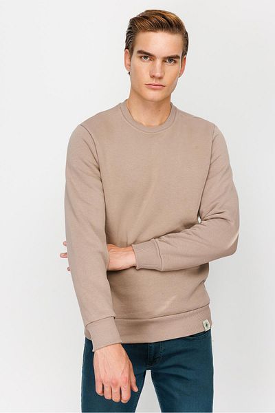 İgs ΑΝΔΡΙΚΟ ΦΟΥΤΕΡ CAMEL STANDARD CREW NECK
