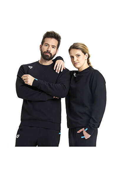 ARENA Crew Sweat Solid Ανδρικό φούτερ σε μαύρο χρώμα casual στυλ 005188500