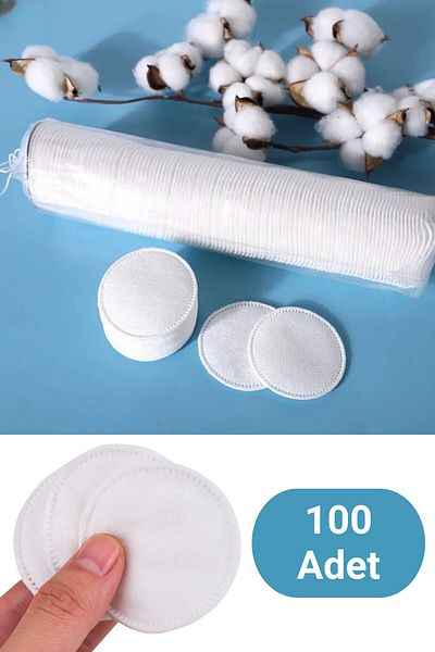Bluendy 100 Pieces Premium Makeup Remover Set - Disc Cotton, Round Face Wiping Makeup Remover Cotton