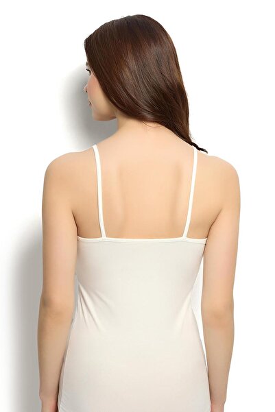 Jiber Women's Ecru Modal Rope Strap Athlete 615