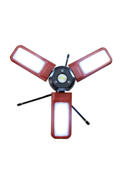 Worldforce Güneş Panelli LED Fener Tripodlu 1200LM 2600MAH Kamp Lambası