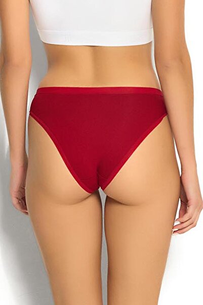 Jiber Chiloți de damă viscoși roșu Claret - 691