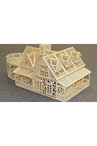 Modellino 250'li (50'li 5 Paket) Renksiz Naturel Brons Ahşap Dil Çubuğu Abesl...