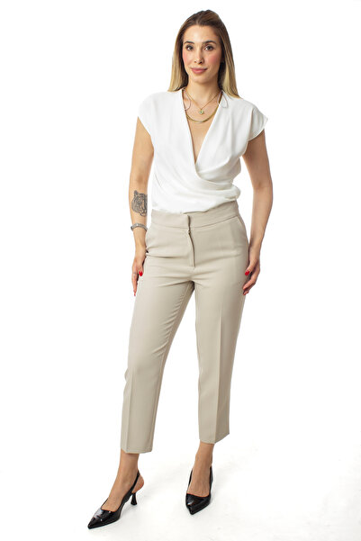 ZARAZA ARKA ÇİFT PENSLİ PANTOLON