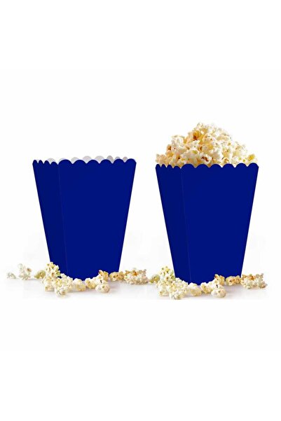 parti pera 8'li Lacivert Mısır Kutusu Popcorn