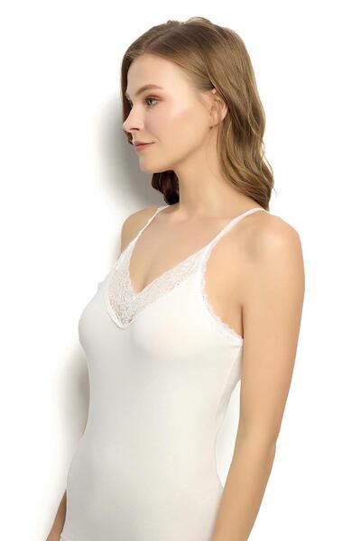 Jiber Women's Ecru Modal Rope Strap Athlete 614