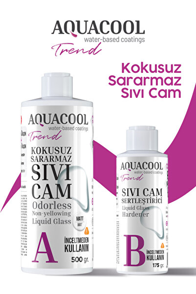 Aquacool Trend Kokusuz Sararmaz Sıvı Cam