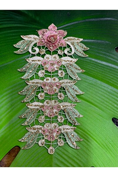 Gönülden Tasarım 26X15 CM Απλικέ Guipure με ανάγλυφο κέντημα με νάιλον - Αξεσ...