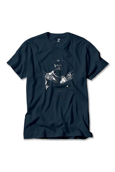 Z zepplin Μπλουζάκι Wolverine Logan Navy Blue