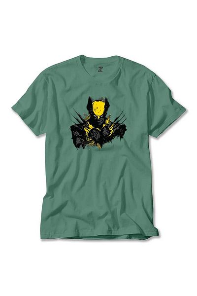 Z zepplin Wolverine Splash - Πράσινο αθλητικό μπλουζάκι
