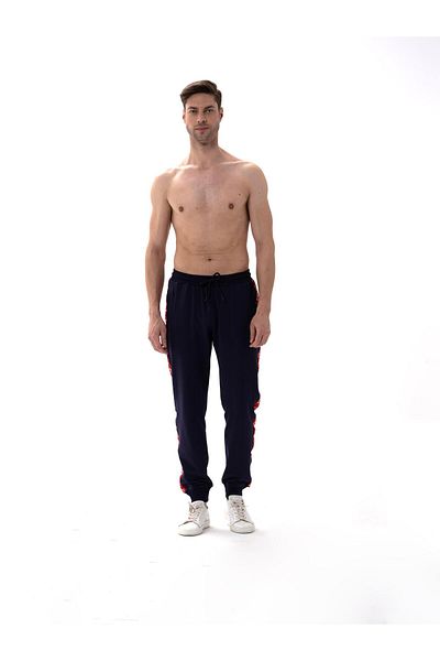 Jiber Ανδρικό φούτερ Navy Blue με δύο κλωστές 2062