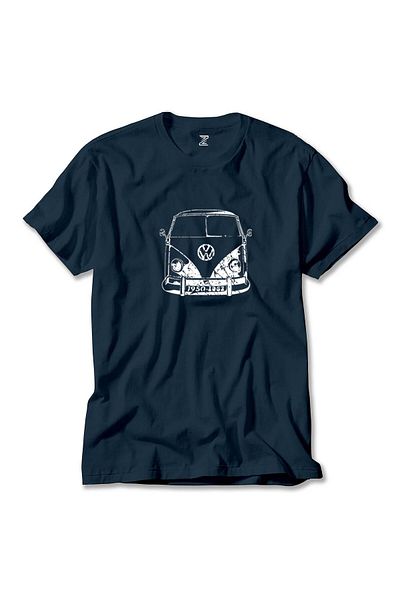 Z zepplin Μπλουζάκι Volkswagen Van BW Navy Blue 1957-1968