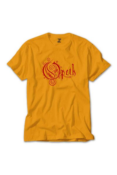 Z zepplin Μπλουζάκι Opeth Red Yellow