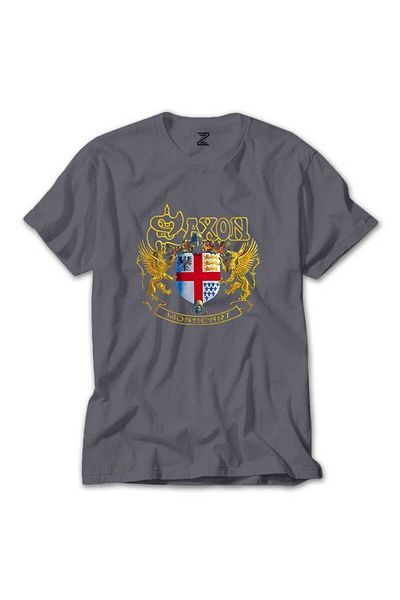 Z zepplin Saxon Lionheart - Γκρι T-Shirt