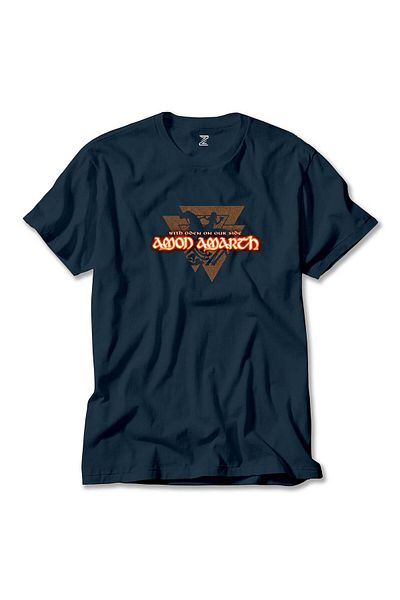 Z zepplin Μπλουζάκι Amon Amarth Oden Navy Blue - With Oden on Our Side