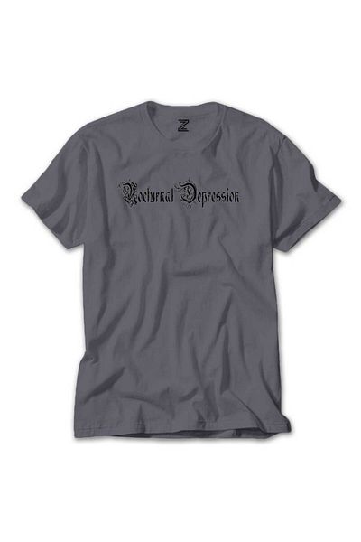 Z zepplin Μπλουζάκι Nocturnal Depression Text Grey T-shirt