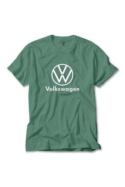 Z zepplin Πράσινο μπλουζάκι Volkswagen New Logo Text