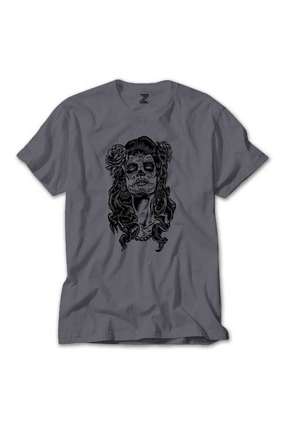 Z zepplin Γκρι μπλουζάκι Catrina La Calavera