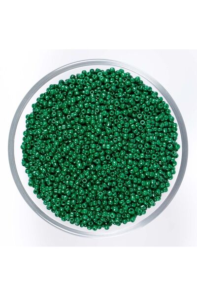 yfhobi 50 Gram - Küçük Boy Mat Kum Boncuğu, 1.5 Mm, Takı Yapım Boncuğu, Çimen...