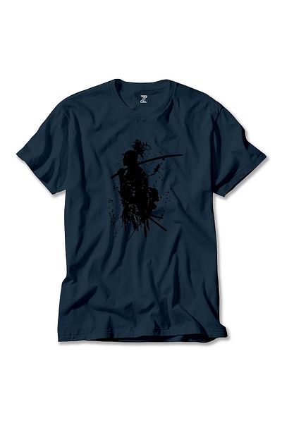 Z zepplin Μπλουζάκι Miyamoto Musashi Samurai Navy Blue