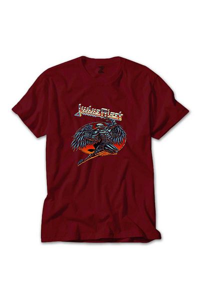 Z zepplin Judas Priest Angel - Κόκκινο T-shirt