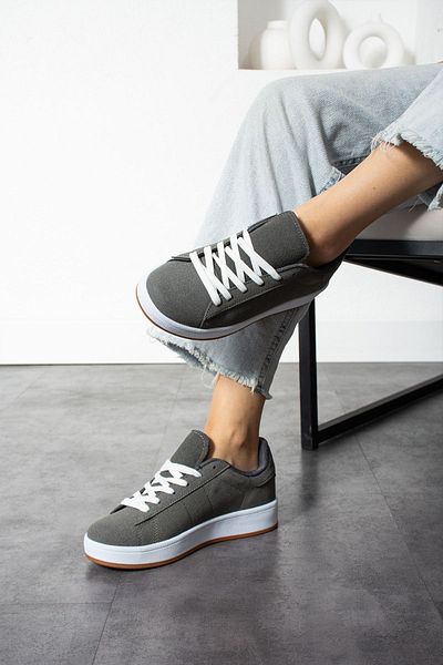 lord's ayakkabı Women's-Men's Smoky-White Orthopedic Sole Sneakers