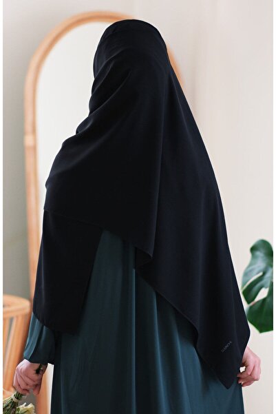 suhneva Medina Silk Shawl Μαύρο (ΜΕΓΑΛΟ ΜΕΓΕΘΟΣ)