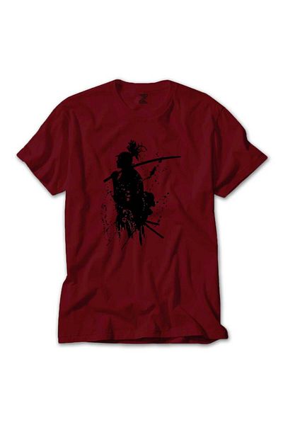 Z zepplin Κόκκινο μπλουζάκι Miyamoto Musashi Samurai
