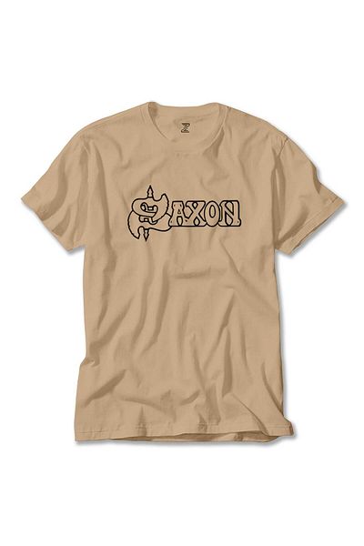 Z zepplin Κρεμ μπλουζάκι με λογότυπο Saxon