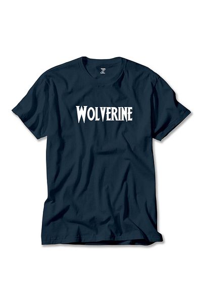 Z zepplin Μπλουζάκι με λευκό ναυτικό σχέδιο Wolverine