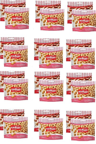 Tadım Tuzlu Sarı Leblebi 90 Gr x 12 Adet ve Tuzlu Yer Fıstığı 90 Gr x 12 Adet