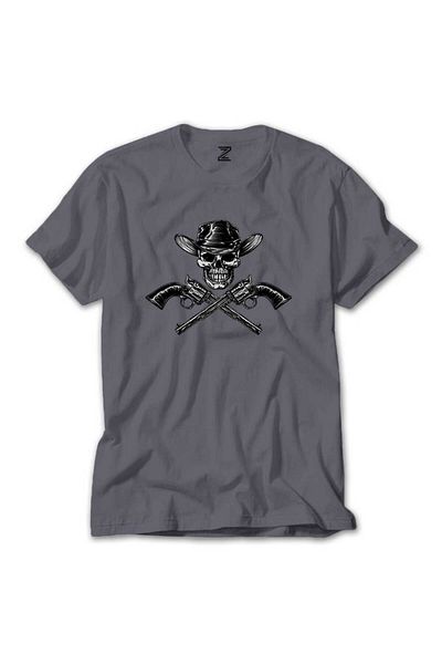 Z zepplin Γκρι μπλουζάκι Cowboy Guns