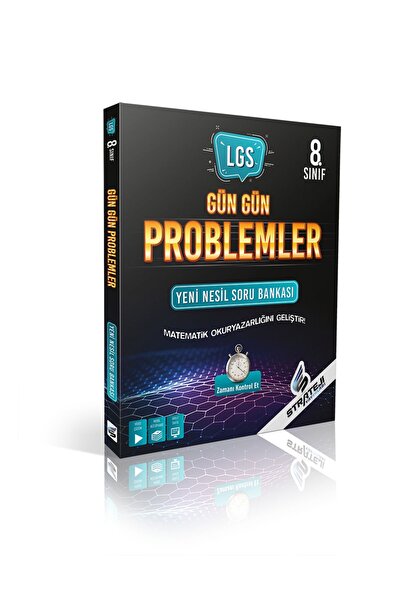 Strateji Yayınları Strateji 8. Sınıf Gün Gün Problemler Yeni Nesil Soru Bankası