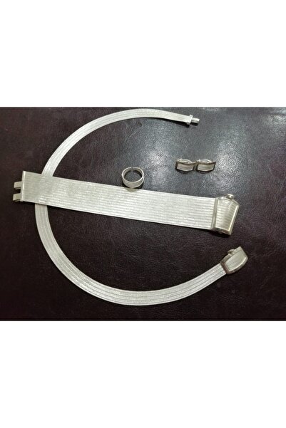 asaf kuyumculuk Trabzon Hasırı Klasik Toka Modeli 13 Sıra Bileklik 5 Sıra Gerdanlık Yüzük Ve Küpe