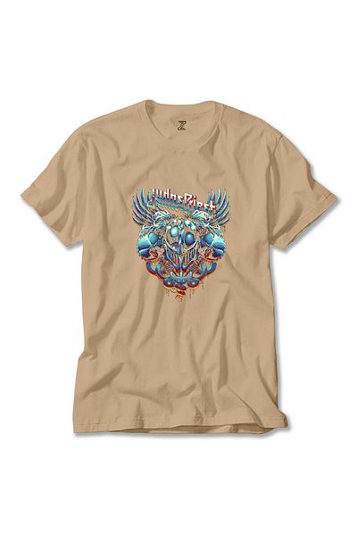 Z zepplin Judas Priest Painkiller - Κρεμ T-Shirt