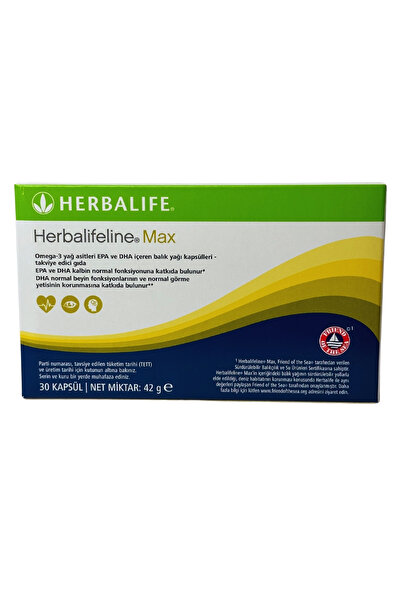 Herbalife Güçlendirilmiş Bitkisel Omega 3 Herbalifeline Max 30 Tablet