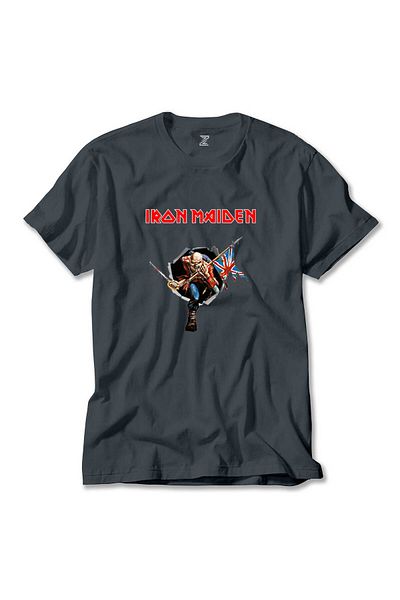 Z zepplin Iron Maiden Trooper - Smoked T-Shirt