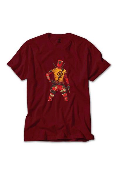 Z zepplin Κόκκινο T-shirt με λογότυπο X Men Deadpool
