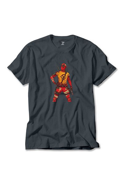 Z zepplin Μπλουζάκι με λογότυπο X Men Smoked Deadpool