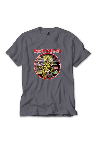 Z zepplin Iron Maiden Killers - Γκρι T-Shirt