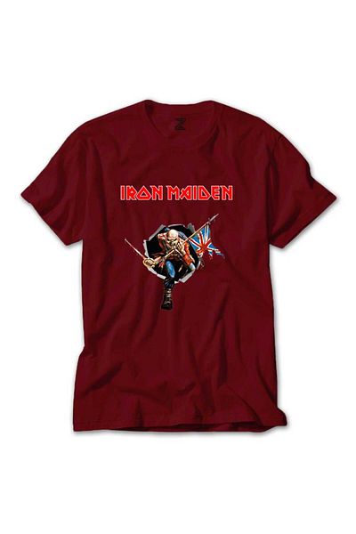 Z zepplin Iron Maiden Trooper - Tricou roșu