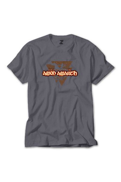 Z zepplin Amon Amarth - Oden On Our Side Grey T-Shirt